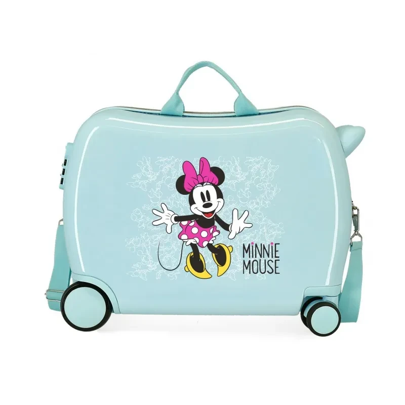 Detský cestovný kufor na kolieskach / odrážadlo MINNIE MOUSE, 34L, 4689869