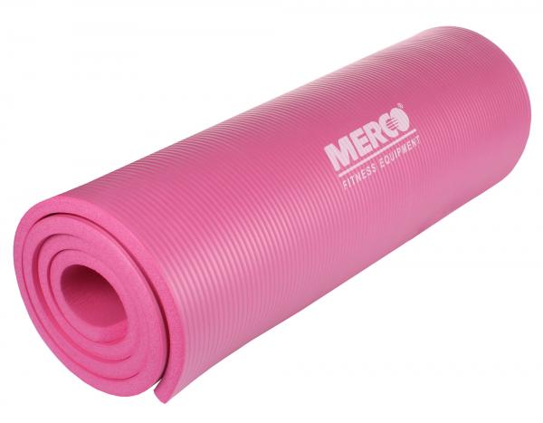 Merco Yoga NBR 15 Mat podložka na cvičenie ružová