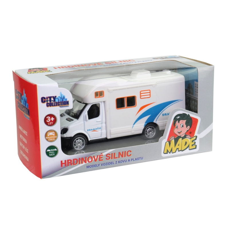 Obytné auto kovové spätný chod 4