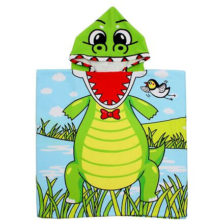 Dinosaur detské plážové pončo