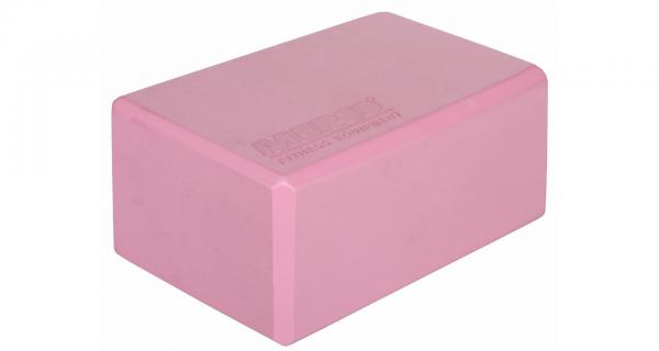 Merco Yoga Block kocka na jógu ružová 10 cm