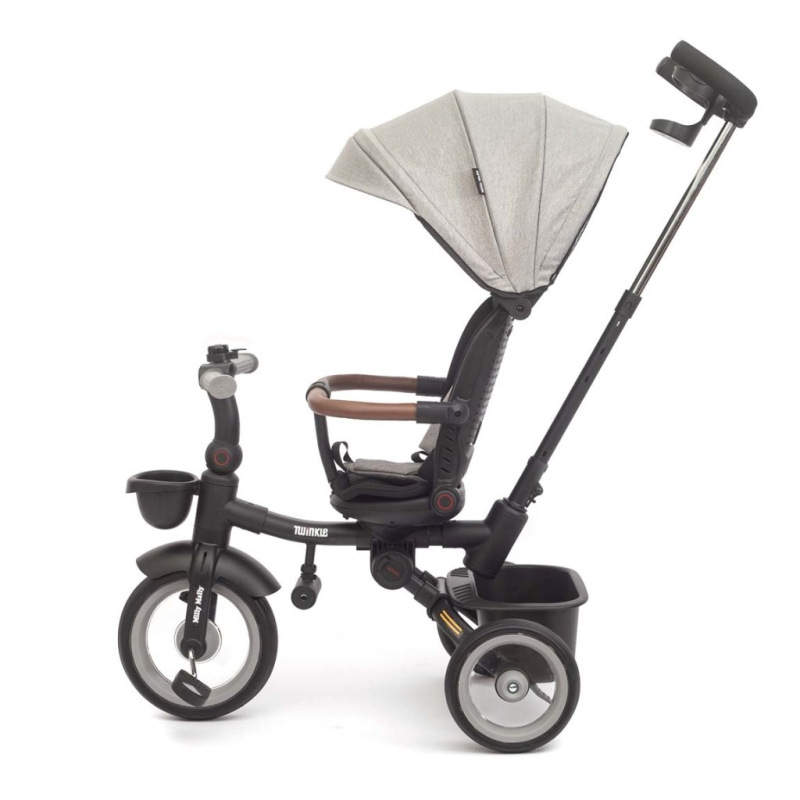 Luxusná detská trojkolka s osvetlením Milly Mally Twinkle grey 2
