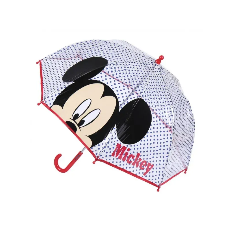 CERDÁ Detský dáždnik MICKEY MOUSE Transparent, 2400000617