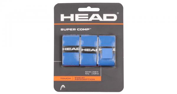 Head Super Comp overgrip omotávka tl. 0,5 mm modrá