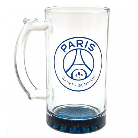 FOREVER COLLECTIBLES Pohár na pivo PARIS SAINT-GERMAIN F.C. Stein Glass Tankard