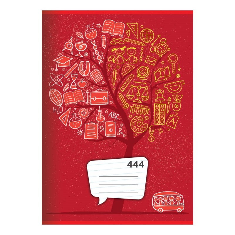 Zošit A4, 40 listový - linajkový 444 1