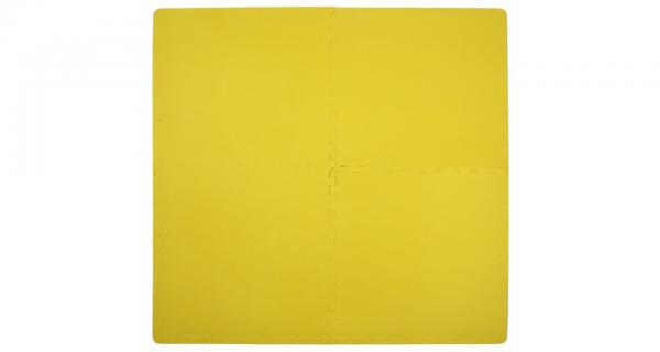 Merco Colored Puzzle fitness podložka žltá 60 x 60 x 1 cm