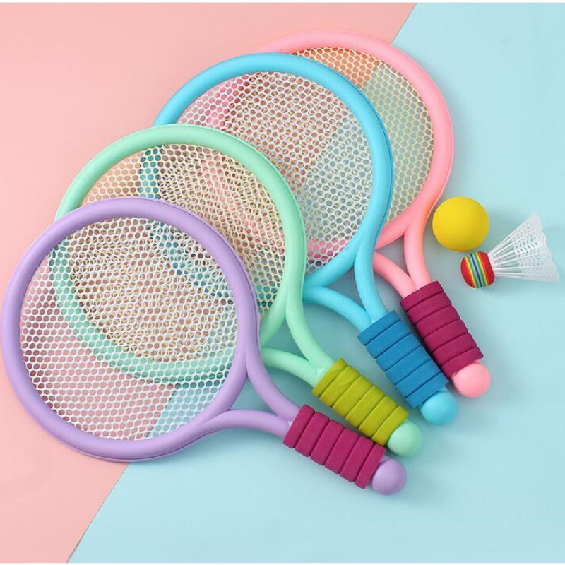 Racket Ball Games sada pálok s loptičkami ružová 1