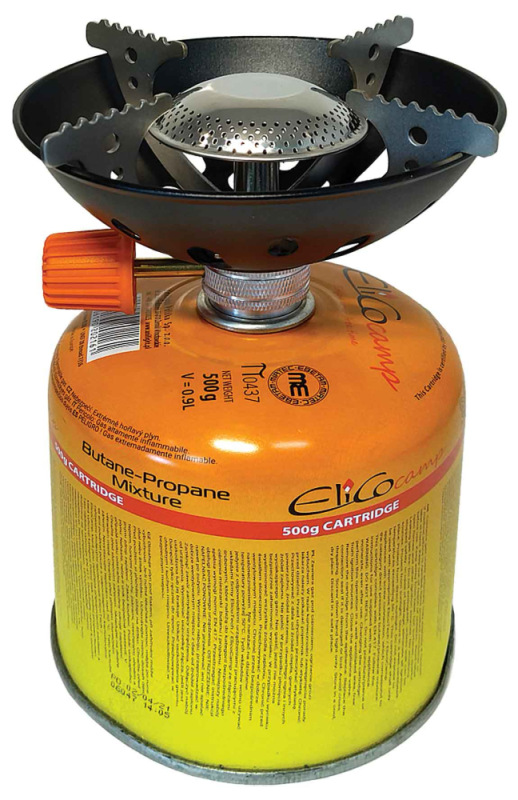 Kempingový varič WIND SHIELD s reguláciou, pripojenie na závit 7/16", ELICO 4