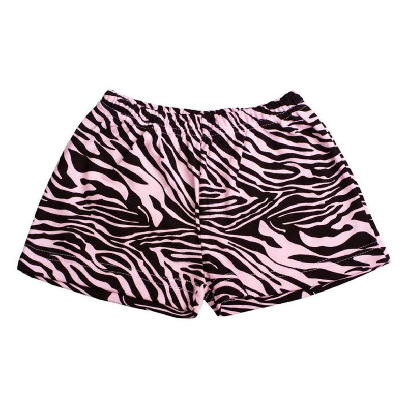 Detské kraťasy New Baby Zebra ružové 128 (7-8 rokov)