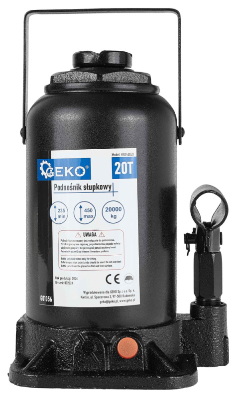 Zdvihák hydraulický, nosnosť 20.000kg, GEKO 2