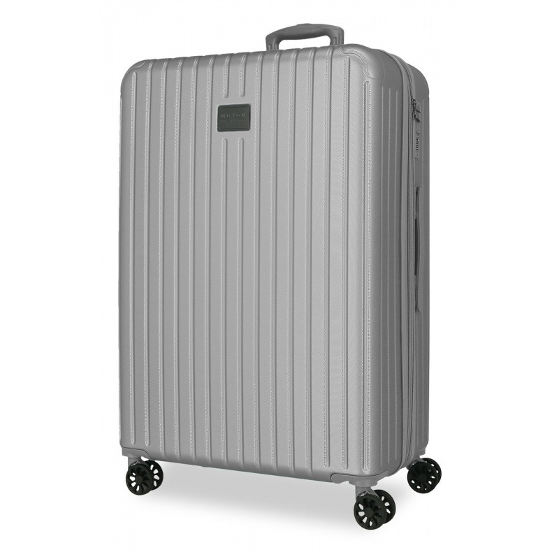 Veľký kufor Movom Timber Silver 78×53×31 cm, rozšíriteľný, 108 l, 5559322