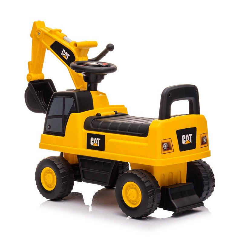 Detské odrážadlo CAT Bagr Baby Mix žlté 3