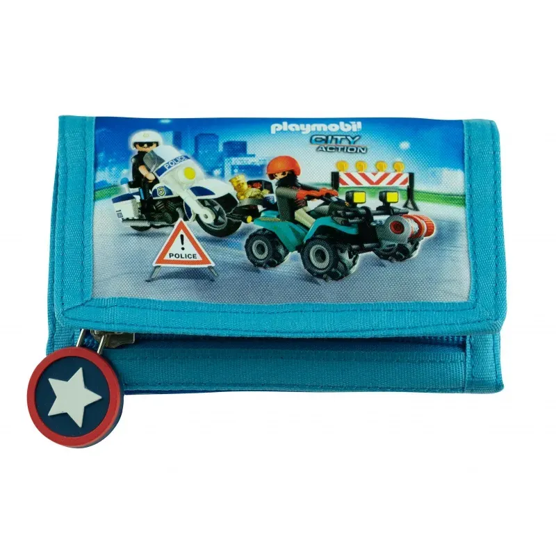 Športová detská peňaženka PLAYMOBIL Police, PL-14, 504020008