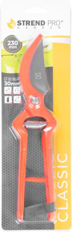 Nožnice Strend Pro P8105, 230 mm, záhradné, na konáre, Softdipp red