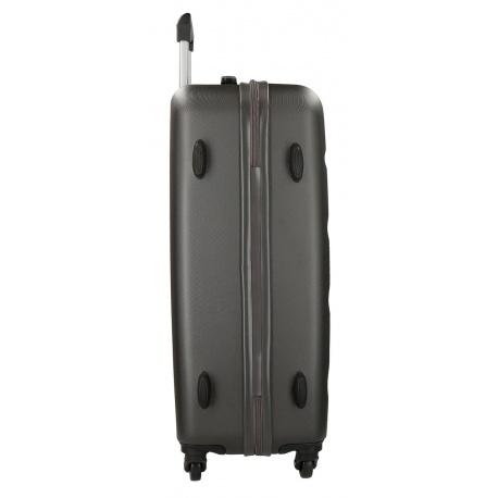 JOUMMA BAGS Sada ABS cestovných kufrov ROLL ROAD FLEX Antracita, 55-65-75cm, 5849461