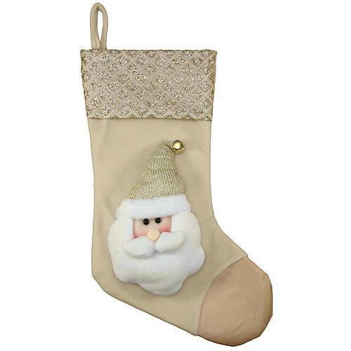 Dekorácia MagicHome Vianoce, Ponožky Santa, 50 cm