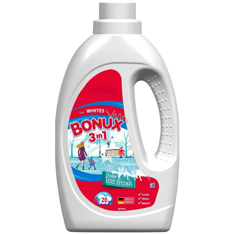 Bonux gél na pranie 3v1 Polar Ice Fresh 1,1 l 20 PD