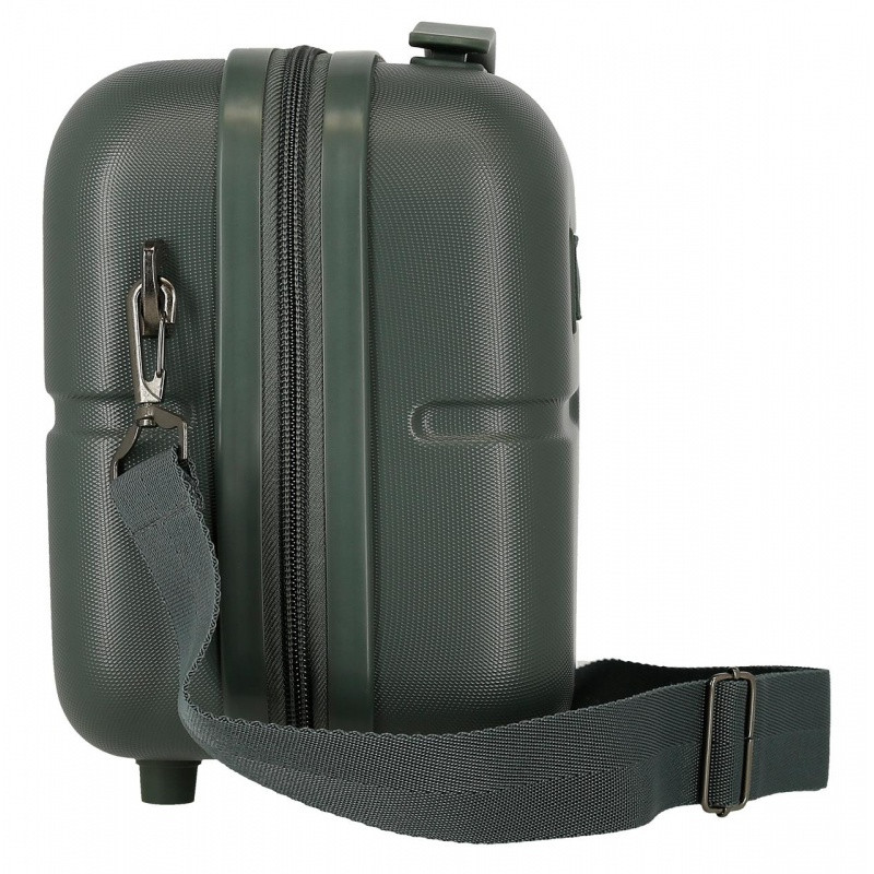 ABS Cestovný kozmetický kufrík PEPE JEANS ACCENT Verde, 21x29x15cm, 9L, 7693933 3