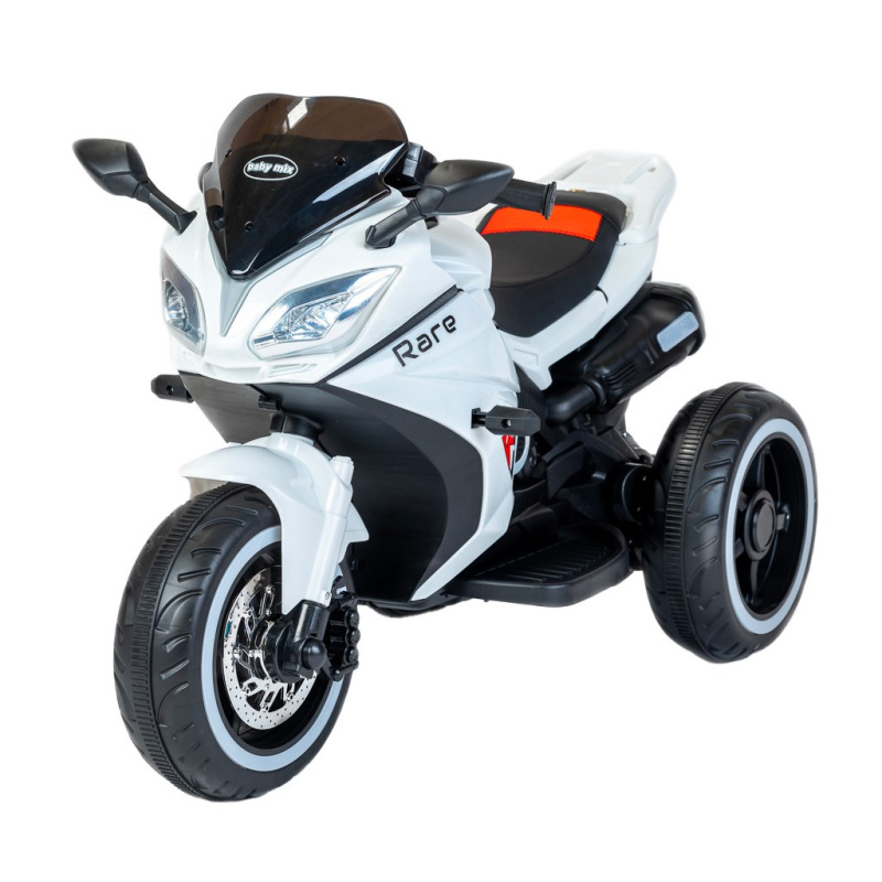 Detská elektrická motorka Baby Mix Rare biela (Poškodený obal)