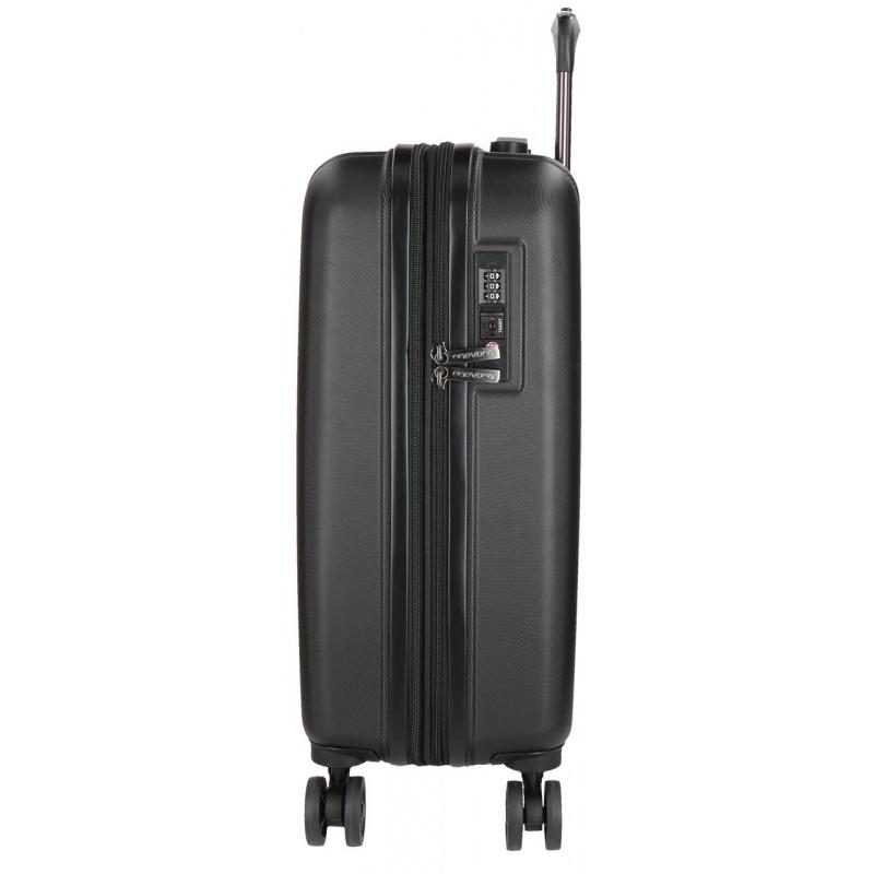 MOVOM Wood Black, Sada luxusných ABS cestovných kufrov, 65cm/55cm, 5318961