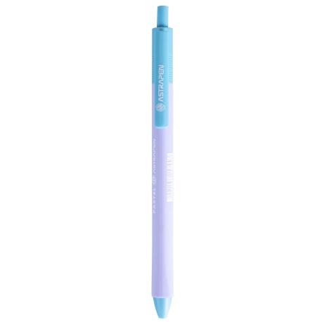 ASTRA ASTRAPEN PASTEL, Guľôčkové pero 0,6mm, modré, blister, mix farieb, 201022027