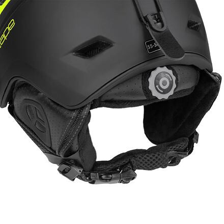 Davos PRO lyžiarska helma čierna-žltá fluo 1