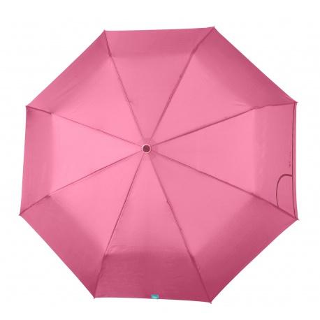 PERLETTI Dámsky skladací dáždnik COLORINO / žiarivá ružová, 26292