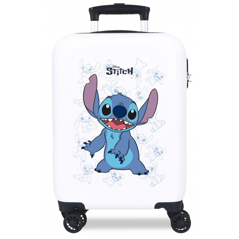 Detský ABS cestovný kufor Lilo & Stitch Happy, 50x33x20cm, 33L, 4381342