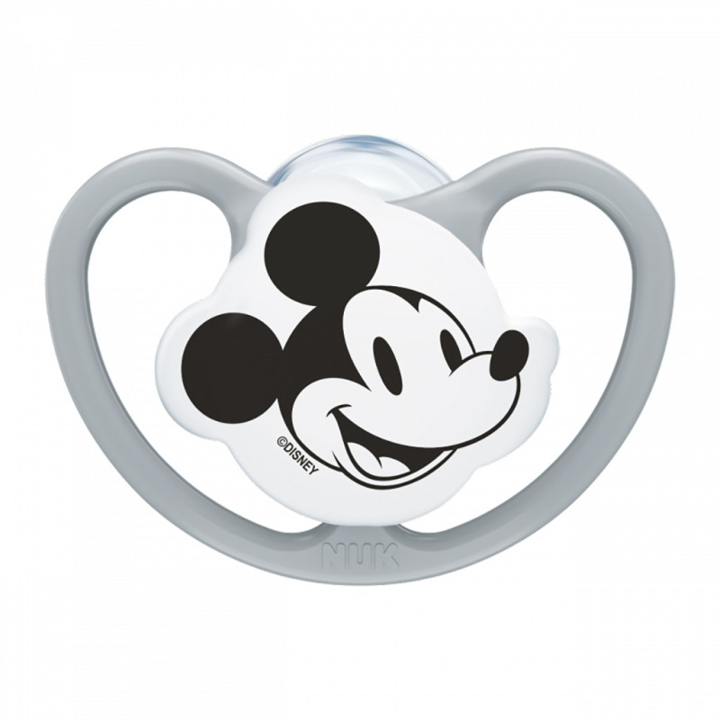 Cumlík NUK Perfect Match Air Disney Mickey Mouse 0–6 mesiacov grey 0-6 m