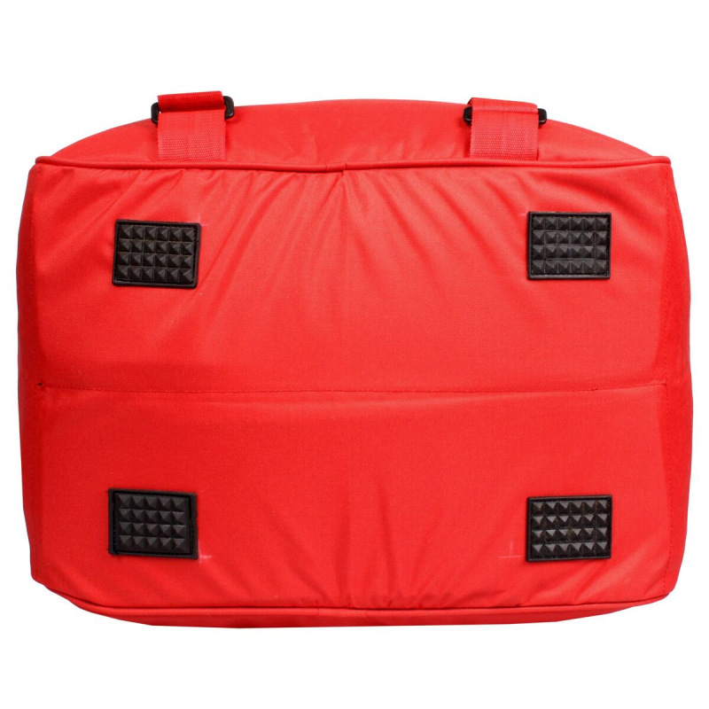 Ski Rucksack taška na helmu a lyžiarky červená 3