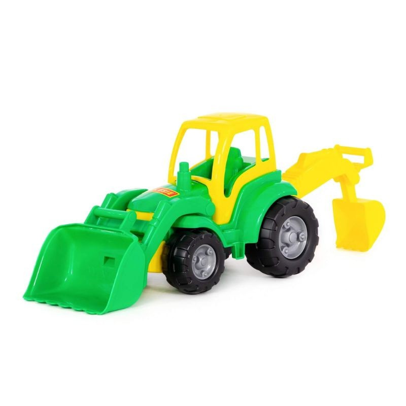 Traktor Šampión s lopatou a lyžicou