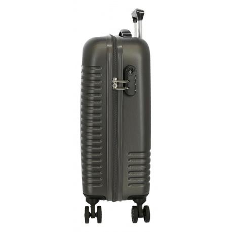 JOUMMA BAGS Sada luxusných ABS cestovných kufrov INDIA Antracita, 70cm/55cm, 5089522