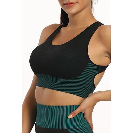 Yoga Sense fitness set dámsky zelená tm. 3
