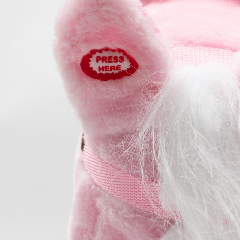 Hobby Horse so zvukom a kolieskami Rosie Baby Mix pink 2
