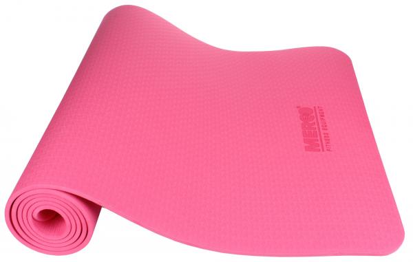 Merco Yoga TPE 6 Mat podložka na cvičenie tmavo ružová