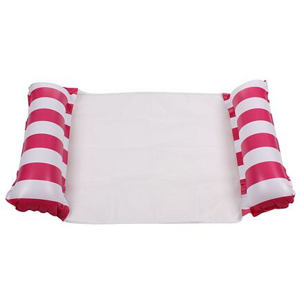 Merco Float Stripe nafukovacie lehátko 118 x 65 cm ružová