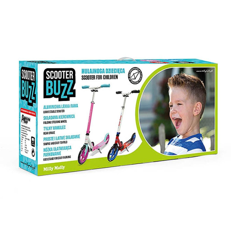 Detská kolobežka Milly Mally BUZZ Scooter black 5