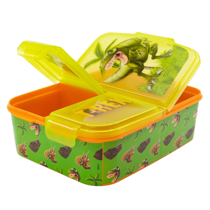 Delený plastový box na desiatu JURASSIC WORLD T-Rex, 26220 1