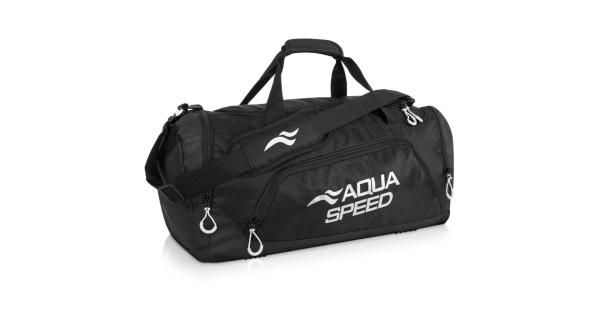 Aqua-Speed Duffle Bag L športová taška čierna-biela