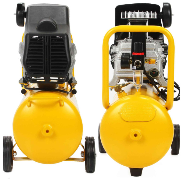 Kompresor olejový 1-piestový 1,5 kW, 216 l/min, 230V, vzdušník 24 litrov, HURAGAN 6