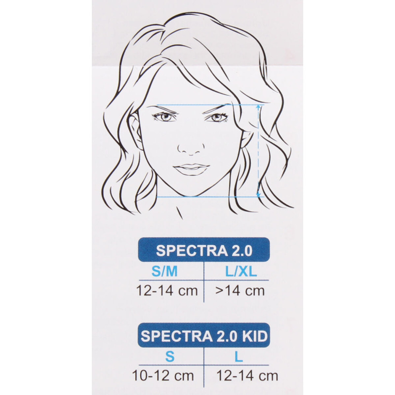 Spectra 2.0 KID potápačská maska modrá 3