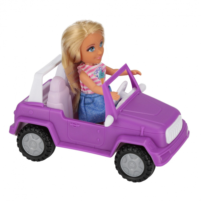 Bábika v aute 13 cm 4