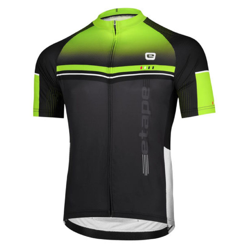 Maestro cyklistický dres čierna-žltá fluo 1