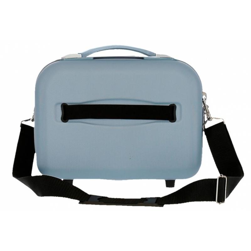 JOUMMA BAGS Movom Riga Light Blue, ABS Cestovný kozmetický kufrík, 21x29x15cm, 9L, 5993963