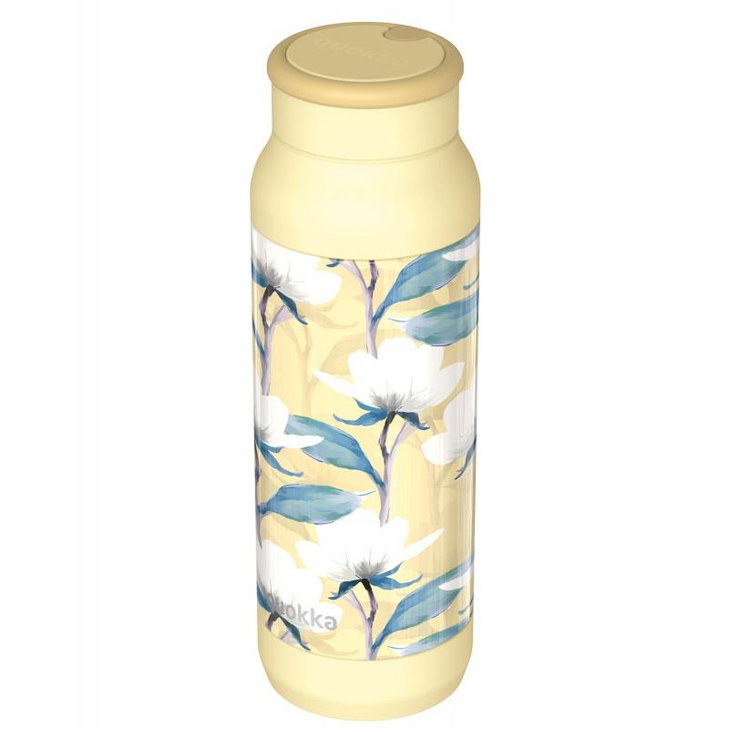 Quokka Pulse Smartgrip, Nerezová termo fľaša Pulse Magnolia, 700ml, 40292