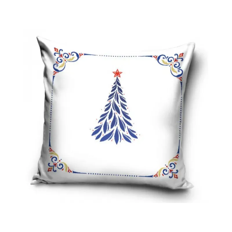 CARBOTEX Vianočná obliečka na vankúšik Blue Tree, 40/40cm, PNL231233