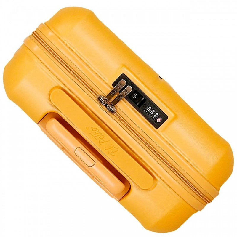 EL POTRO Vera Ochre, Sada luxusných ABS cestovných kufrov, 70/55cm, 5338924 11