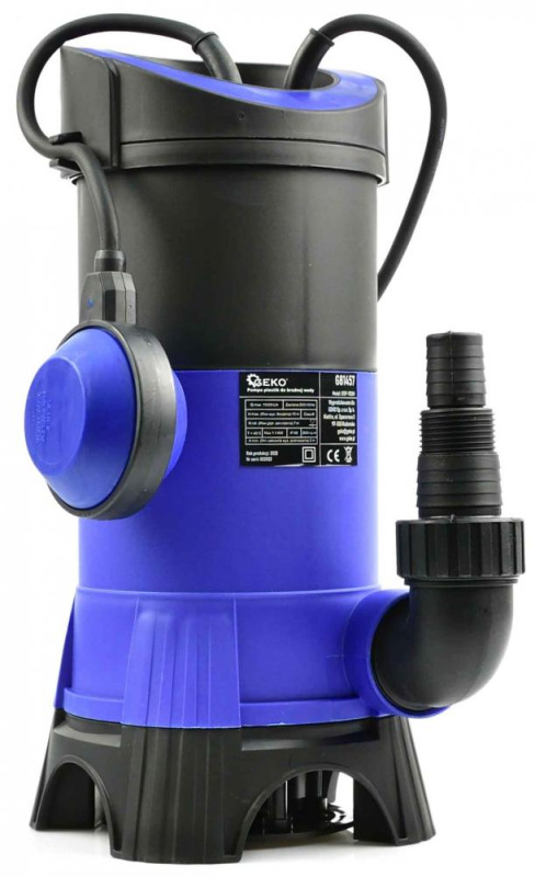 Čerpadlo kalové s plavákom 230 V/50 Hz, 15000 l/h, 1100 W, hrdlo 1", GEKO 3