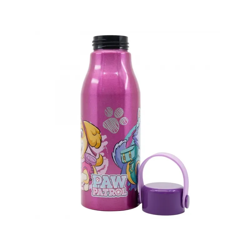 STOR Hliníková fľaša s rúčkou PAW PATROL Pink, 760ml, 74461